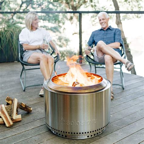 can i put a solo stove in a fire pit